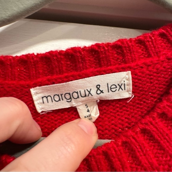 Nordstrom Margaux and Lexi Girls Holiday Magic Unicorn Pegasus Sweater Christmas - Picture 7 of 9